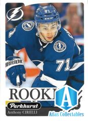 2018-19 Parkhurst Anthony Cirelli #354 Rookie Tampa Bay Lightning